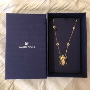 Swarovski Crystal Long Beetle Pendant